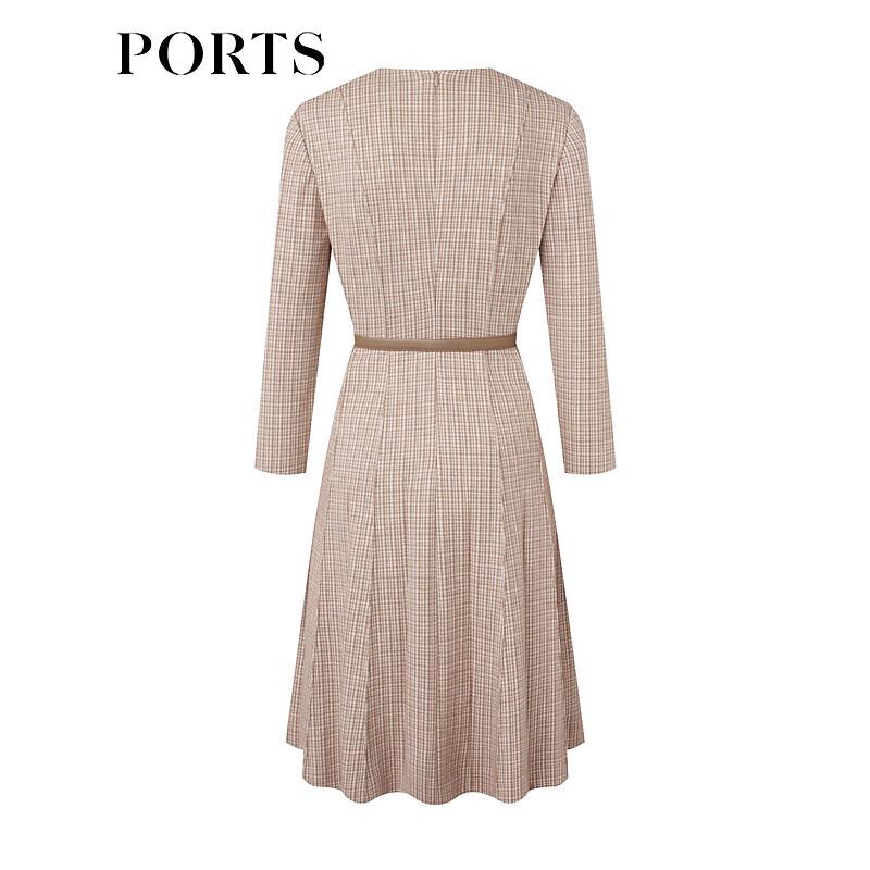 Ports Women's Houndstooth Jacquard Knit Dress