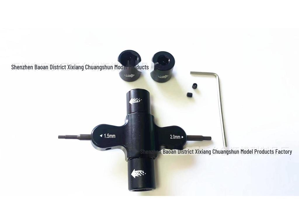 Hexagon Socket Wrench (1.5mm/2.0mm) with Quick Release Sleeve for Drone Repair