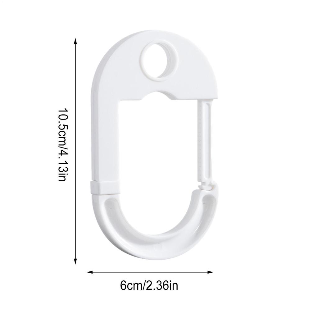 Table Hook 2 Pieces Double-Ended Round Hole Holder Portable Desk Hook For Home Office Study School Indoor Family Students Adults
