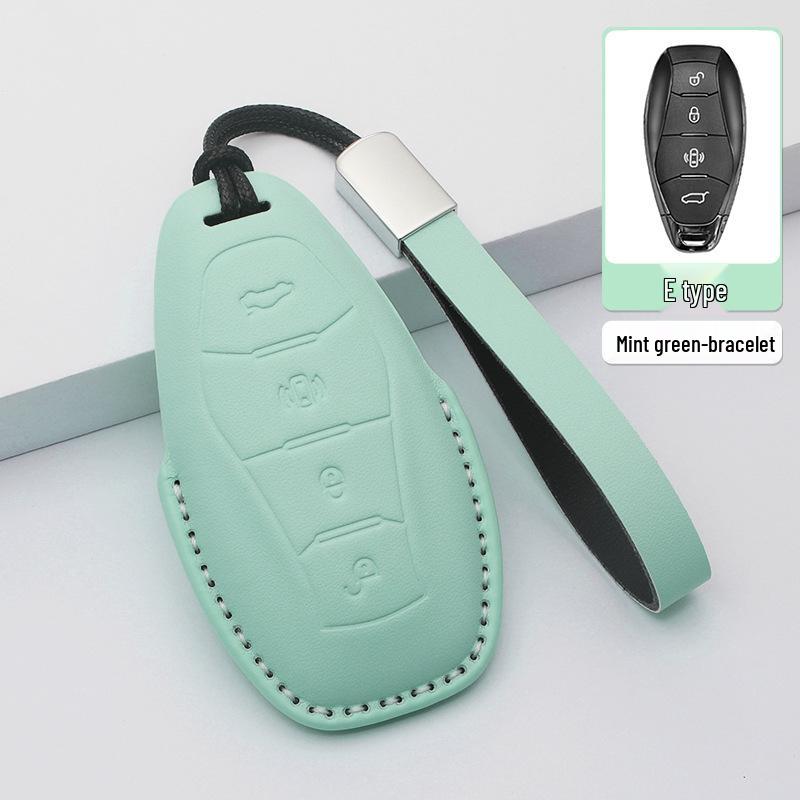 Key Cover and Buckle for Hongqi: HS5, H5, H9, HS7, H6, HS3, HQ9, and EH7 Models
