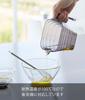 Yamazaki Jitsugyo Magnetic Tiered Measuring Cup 500mL Black Approx. W15 X D8.6 X H11.8cm Tower Easy To See Memory from Above Measuring Cup 6922