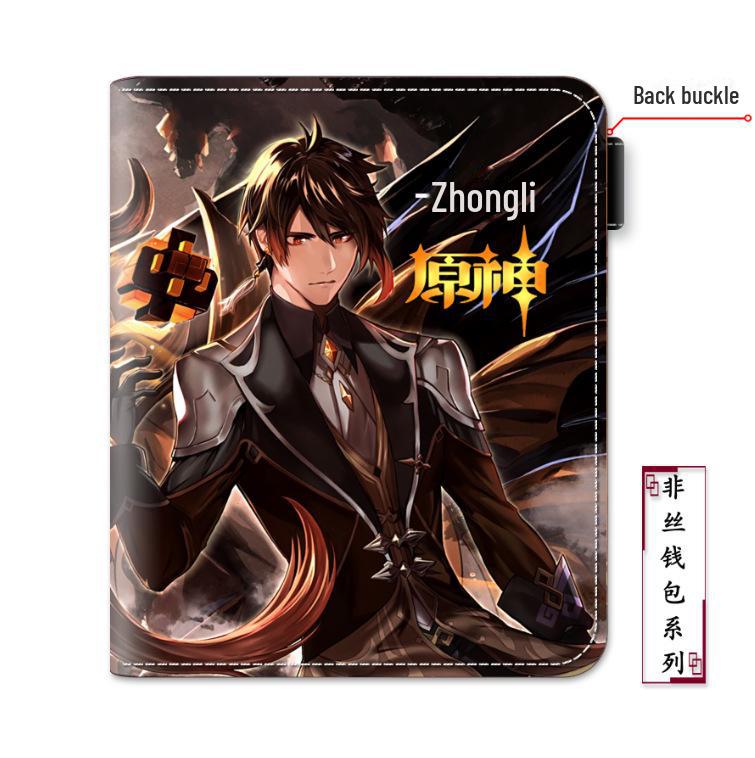 Кошелек с аниме-игрой Genshin Impact высококачественный периферийный продукт 1250₽