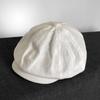 Letnie Czapki Gazeciarze z Dużą Główką Len Duży Rozmiar Ośmiokątny Kapelusz Cienki Oddychający Brytyjski Retro Artystyczny Beret Kapelusz Malarza Damskie