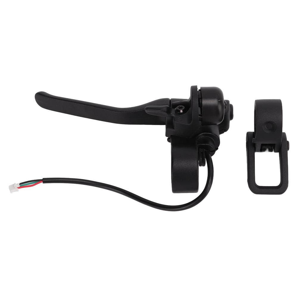 Scooter Brake Lever Black Aluminum Alloy Scooter Handbrake with Bell Folding Buckle for Xiaomi M365 1S PRO PRO2