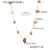 Bohemian Irregular Stone Necklace: Retro, Versatile Clavicle Chain for Women