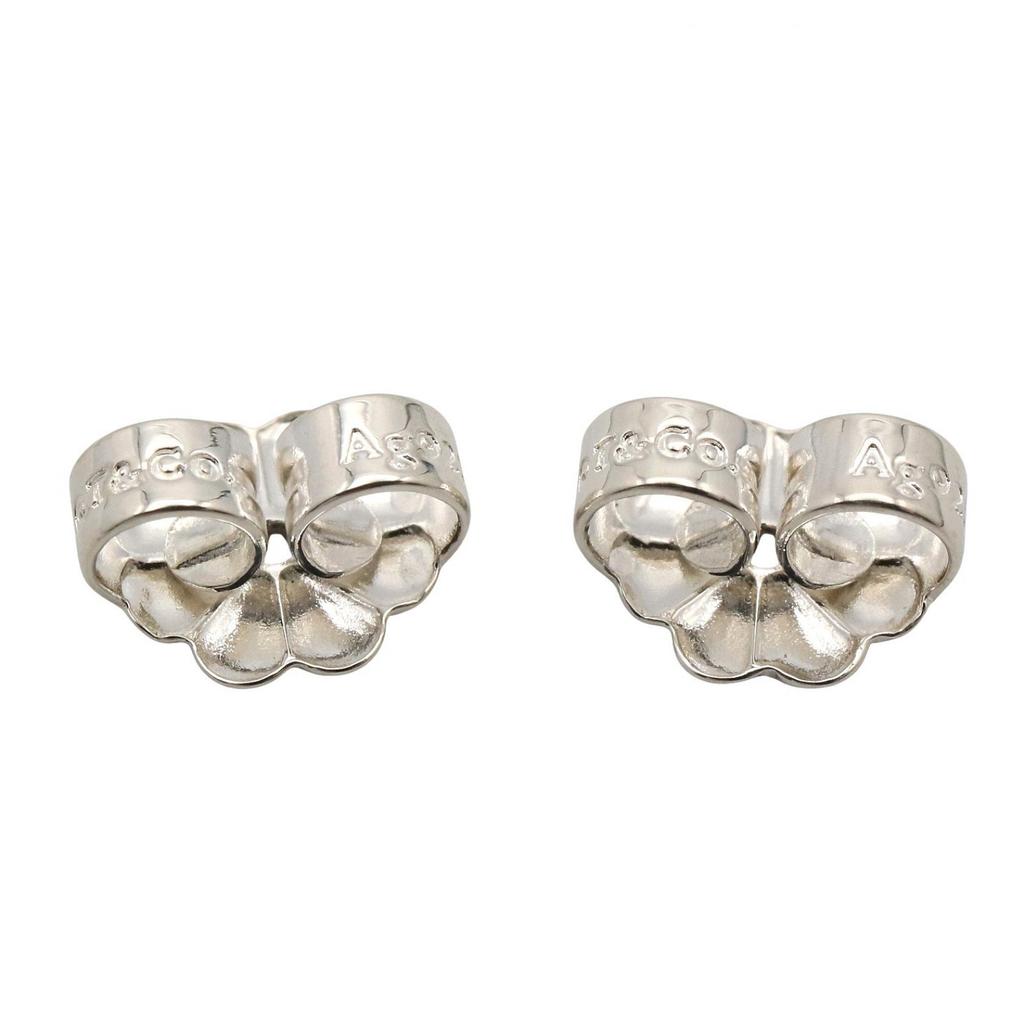 Used TIFFANY & CO Olive Leaf Heart Pierced Earrings Pierced Earrings Silver925 Silver Used