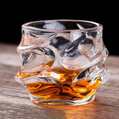 330ml Wellenbecher Glas Weinglas Verdickt Saft Kristall Bleifrei Whiskey Cocktailglas Kreativität Erschwinglicher Luxus Bar Geschenk