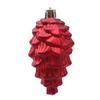 2Pieces Shimmering Pinecone Holiday Decorations Not Traditional Design Christmas Hanging Ornaments