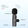 Wireless lavalier microphone with iPhone interface, compatible with iPhone and iPad