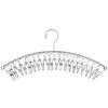 Curved Stainless Steel Multi-Clip Dryer Rack for Socks & Underwear