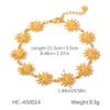 Stainless Steel Sun Anklet, Niche Design Foot Jewelry, Titanium Steel, Fade-resistant, Instagram Style Accessories
