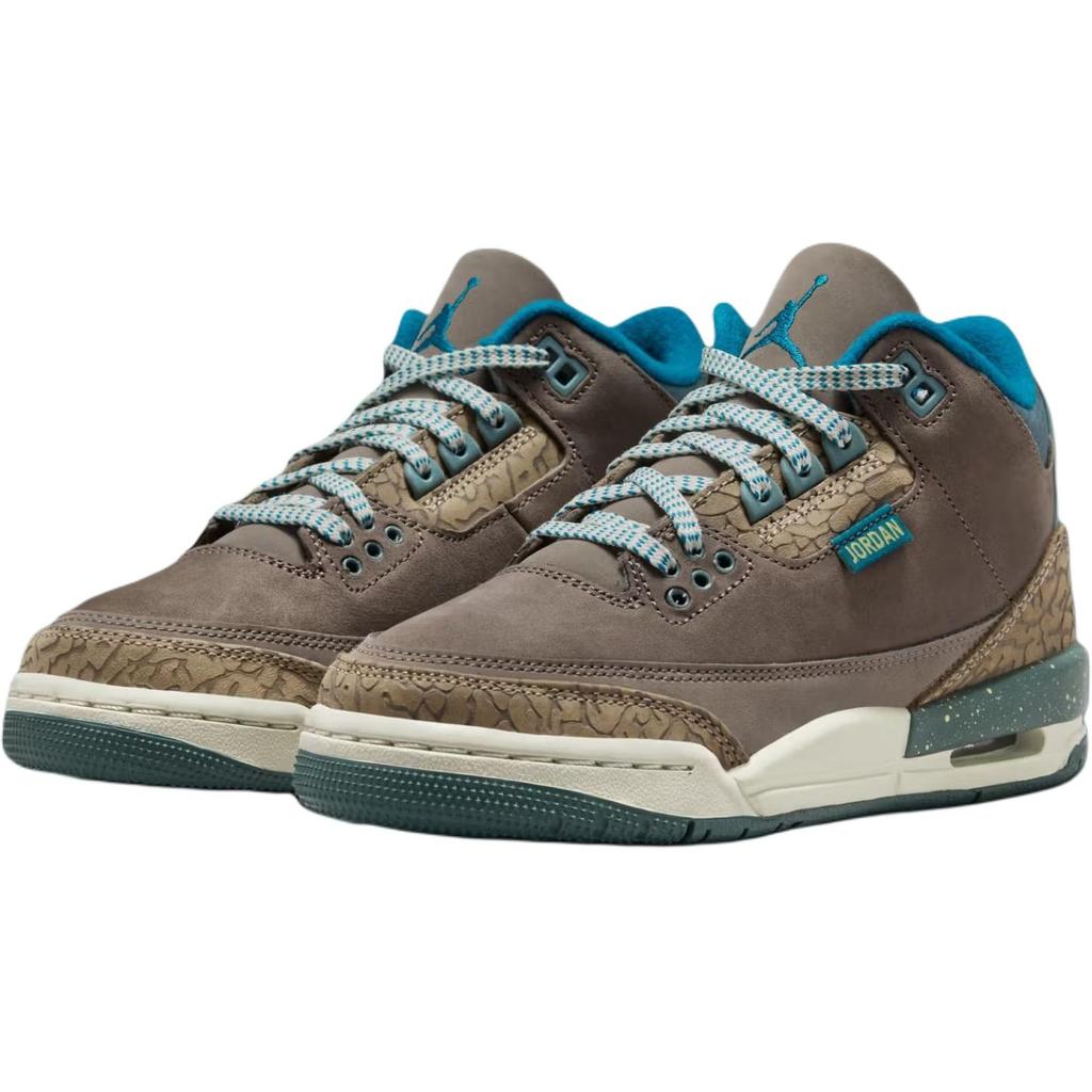 Jordan Air Jordan 3 Mid Top Basketball Shoes Brown Unisex IB7066-001
