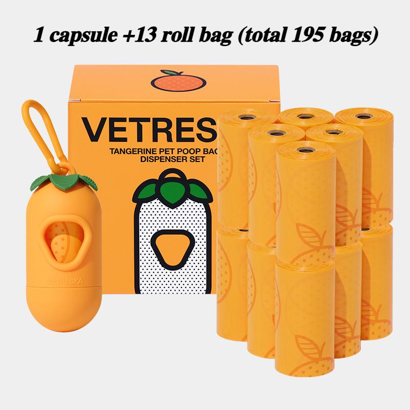 Potty Bag Outdoor Dog Walk Potty Set Strong Bearing Capacity Thickened Portable Garbage Bags Strong and Durable Pet Products