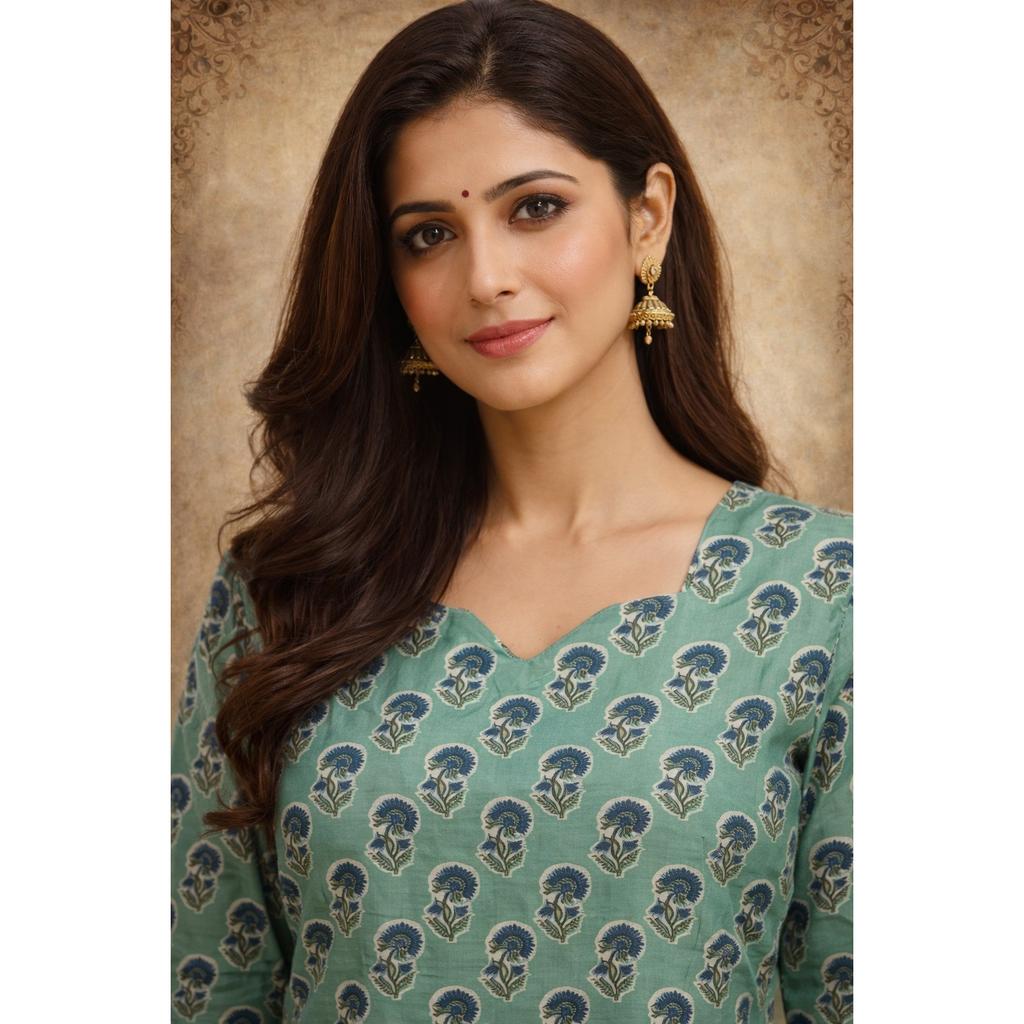 Heavy Maslin Designer Short Kurti Set Indian Bollywood Ethnic Top Tunic Kurta