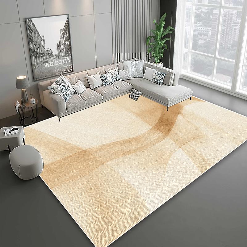 Modern Light Luxury Carpet for Living Room Abstract Decoration Large Carpets Comfort Soft Bedroom Lounge Rugs Non-slip Floor Mat