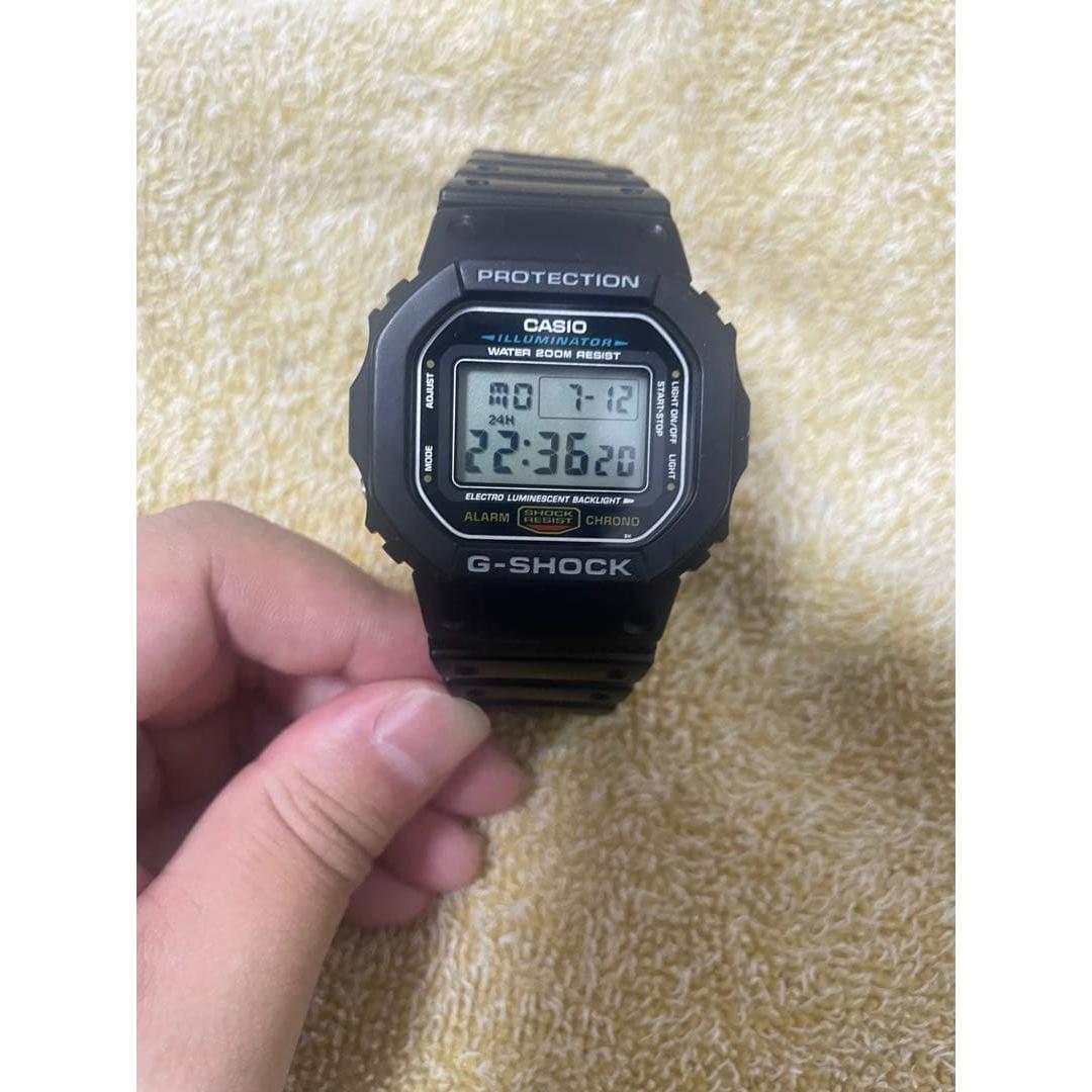 Used CASIO G-SHOCK DW5600E with bonus, with scratches