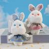 Plush Bunny Keychain With Short Plush Material For Kids And Collectors