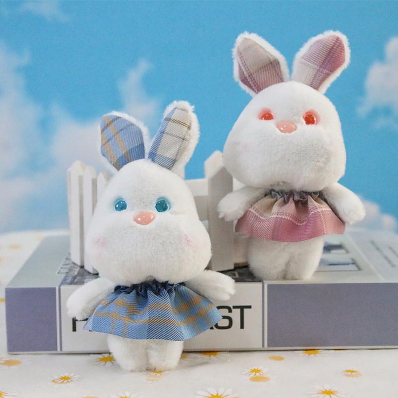 Plush Bunny Keychain With Short Plush Material For Kids And Collectors