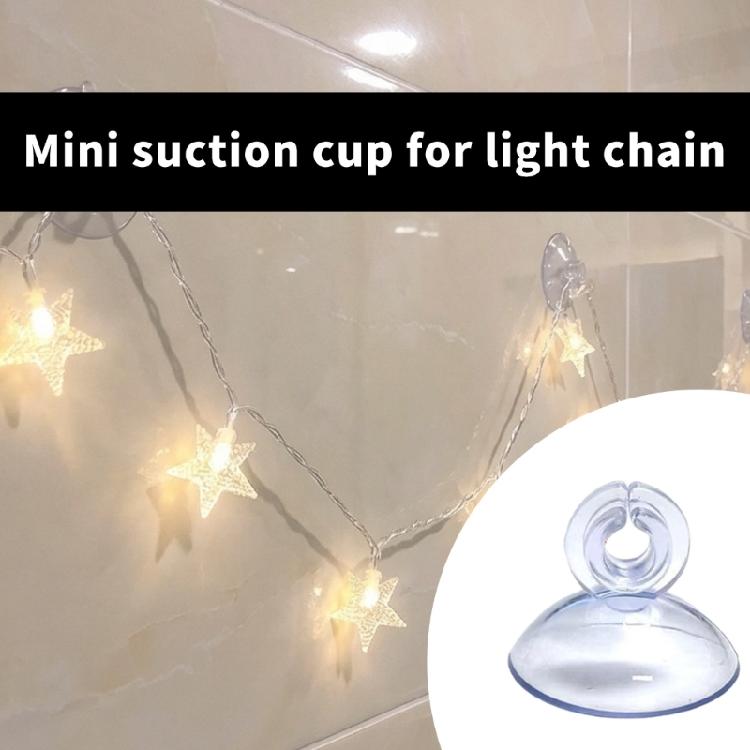 Pack of 40 Strong Mini Suction Hooks for Light Chain Featuring Easy Application High Durability Perfect Decors Solution
