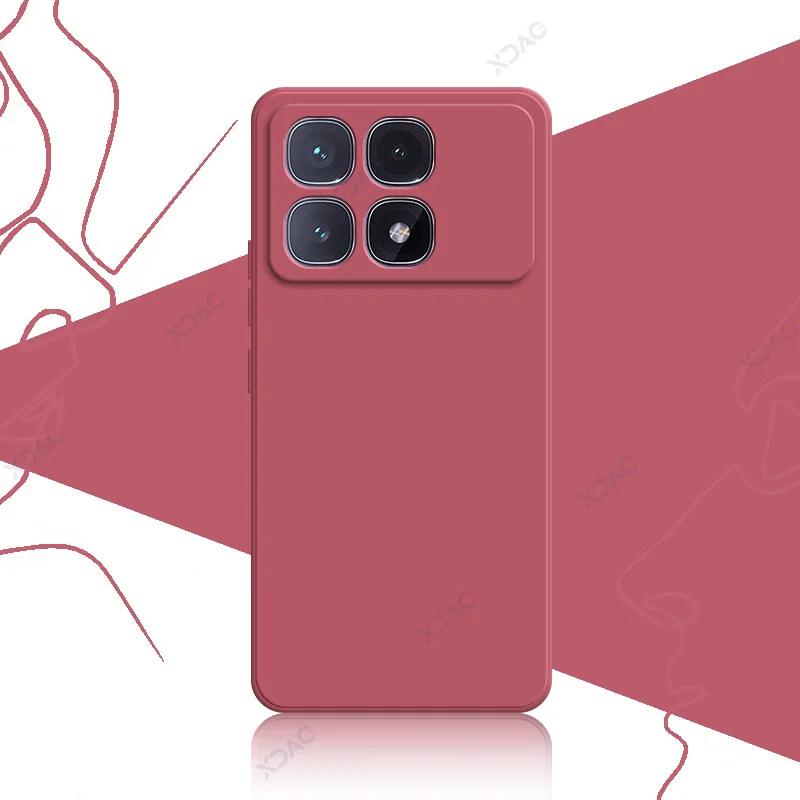 Luxury Case Covers for Redmi K70 K70E Pro Plus Ultra 5G Phone Armor RedmiK70Pro K70Ultra Soft Square Liquid Bags Shield