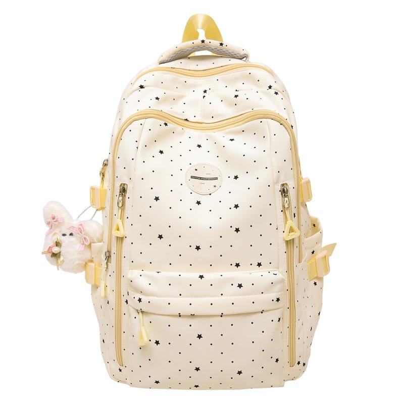 

Polar Dot Print Backpack Women s Large Capacity Backpack Student Schoolbag