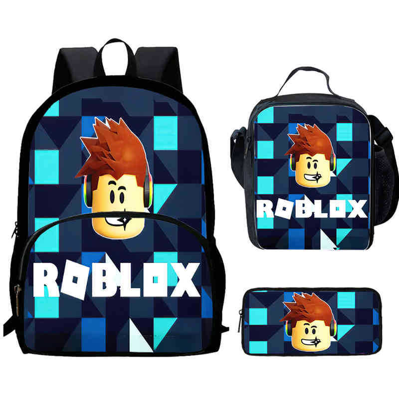 Roblox Printed Backpack, Children'S And Elementary School Bags