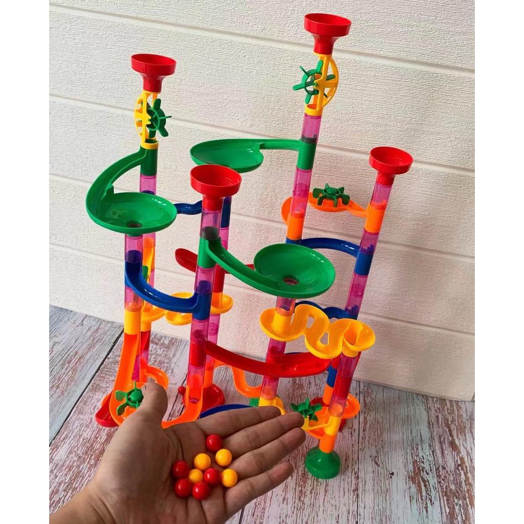 Marble Run Race Children Kid Boys Building Construction Blocks Creative Game Hot