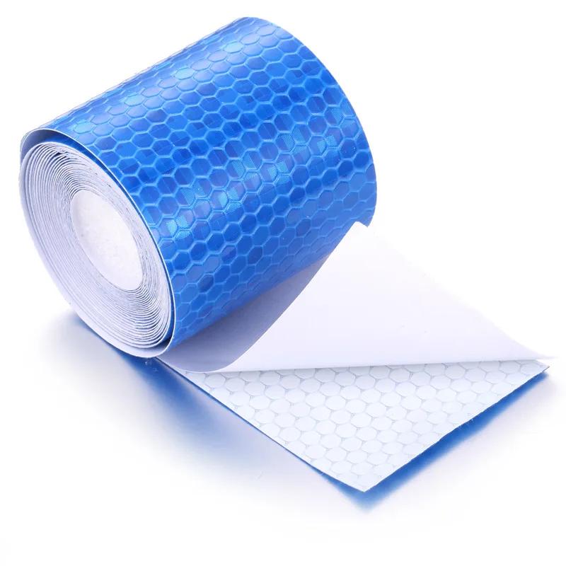 5cm * 100cm Car Reflective Tape Safety Warning Car Decoration Sticker Reflector Protective Tape Strip Film Auto Motorcycle Stick