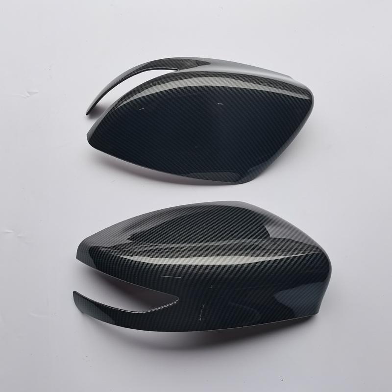 For Nissan Maxima A36 2016   ABS Carbon Black Exterior Door Side Wing Rearview Mirror Cover Sticker Trim  Accessories