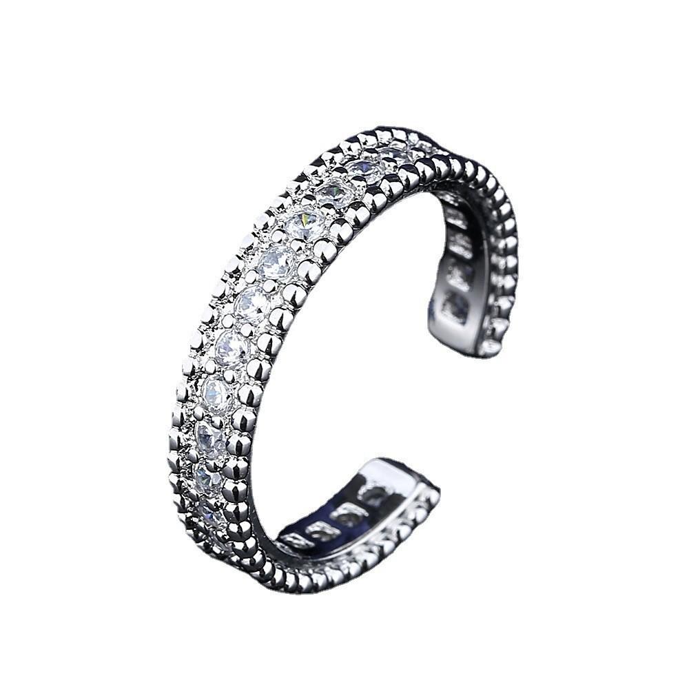 New European and American Personalized Retro Open Mouth Ring, Fashionable, Simple and High-end Rings