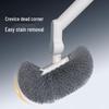No-Dead-Angle Toilet Brush: Wall-Mounted, Punch-Free, Extended Handle for Bathroom Cleaning