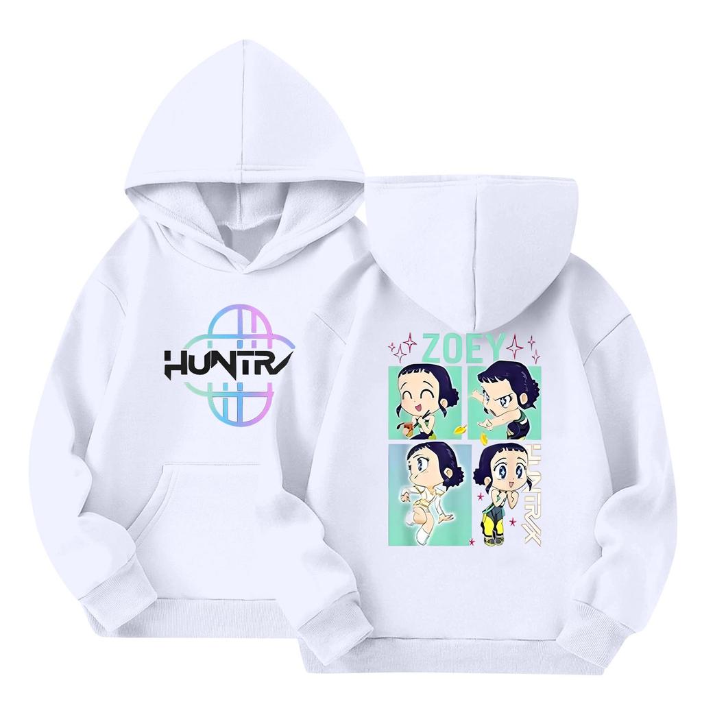 Dětská mikina s kapucí Chlapecká a dívčí módní potištěná mikina s dlouhým rukávem