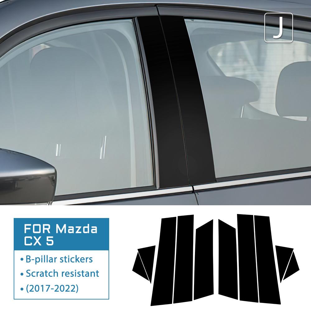 Window Door Column B C Pillar Post Trim Sticker for MAZDA 3 AXELA Mazda 6 ATENZA 2014-2025 CX-5 CX-30 2017-2025 Accessories