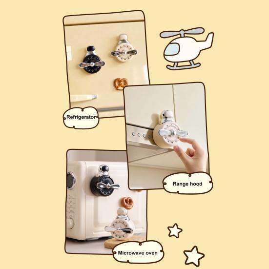 Yousheng Magnetic Mechanical Kitchen Timer Battery-Free Retro Alarm Clock Cooking Baking Learning Countdown Tool