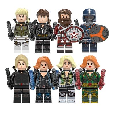 Neue Black Widow Minifiguren, Superhelden-Bausteinspielzeug