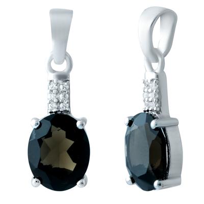 Silver Pendant with Rauchtopaz (smoky Quartz) (1912515)