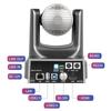 Huachang Vision HC-612K 4K 12x Optical Zoom PTZ Video Conference Camera (CN Version)