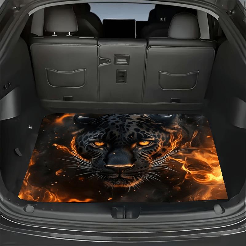 1 stuks Panter Elementen Universele Kofferbakmat voor Auto, Afmetingen 29,53 x 39,37 Inch, Beschermt de Kofferbak