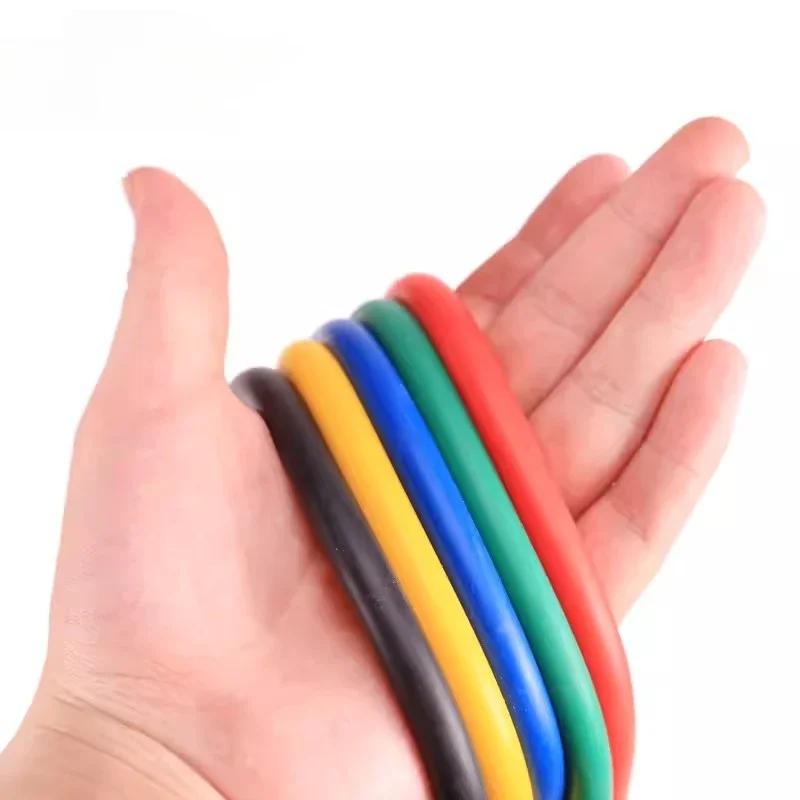 Benzi de Rezistență Coardă de Tragere cu un Cuvânt Yoga Acasă Tragere Elastică Latex Elastic Coardă de Rezistență Elastică Coardă de Tensiune Dreaptă Echipament de Fitness