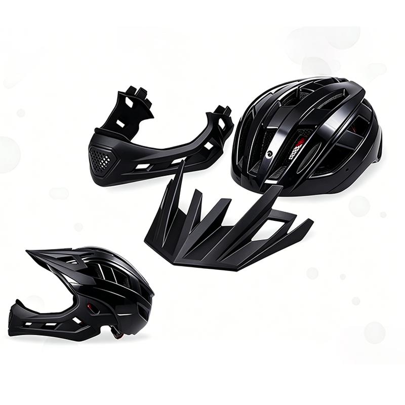 Kids Detachable Full Helmet, Lightweight Breathable EPS Safety Helmet for Bicycle Cycling Skateboarding Scooter Outdoor Sports