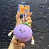 Cartoon Cute Fuits&Vegetables Pvc Portable Coin Purse For Going Out, Headphones, Mini Bag, Backpack Pendant, Gift Toy