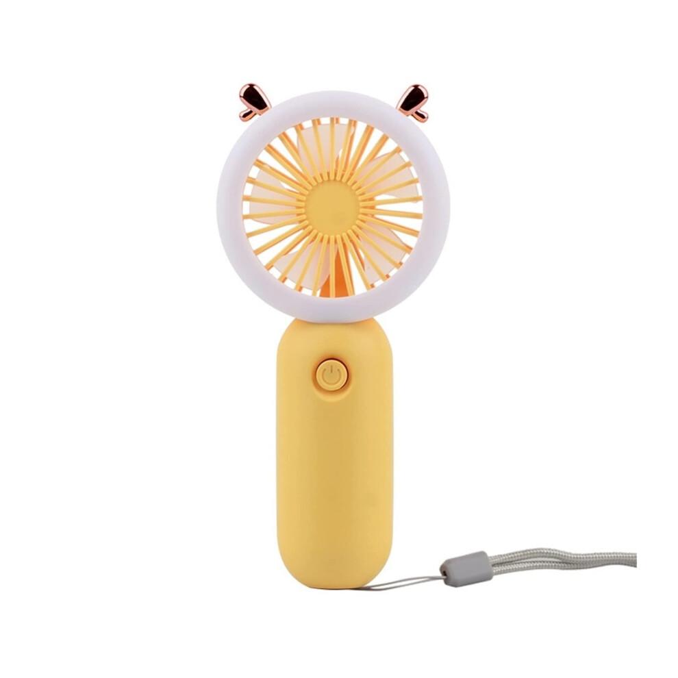 Mini Handheld Fan Handheld Mini Fan USB Rechargeable Cooling Fans Cute