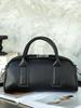 Women's Genuine Leather Boston Crossbody Bag with a High-End Feel - Large Capacity, Handheld, Motorcycle Style