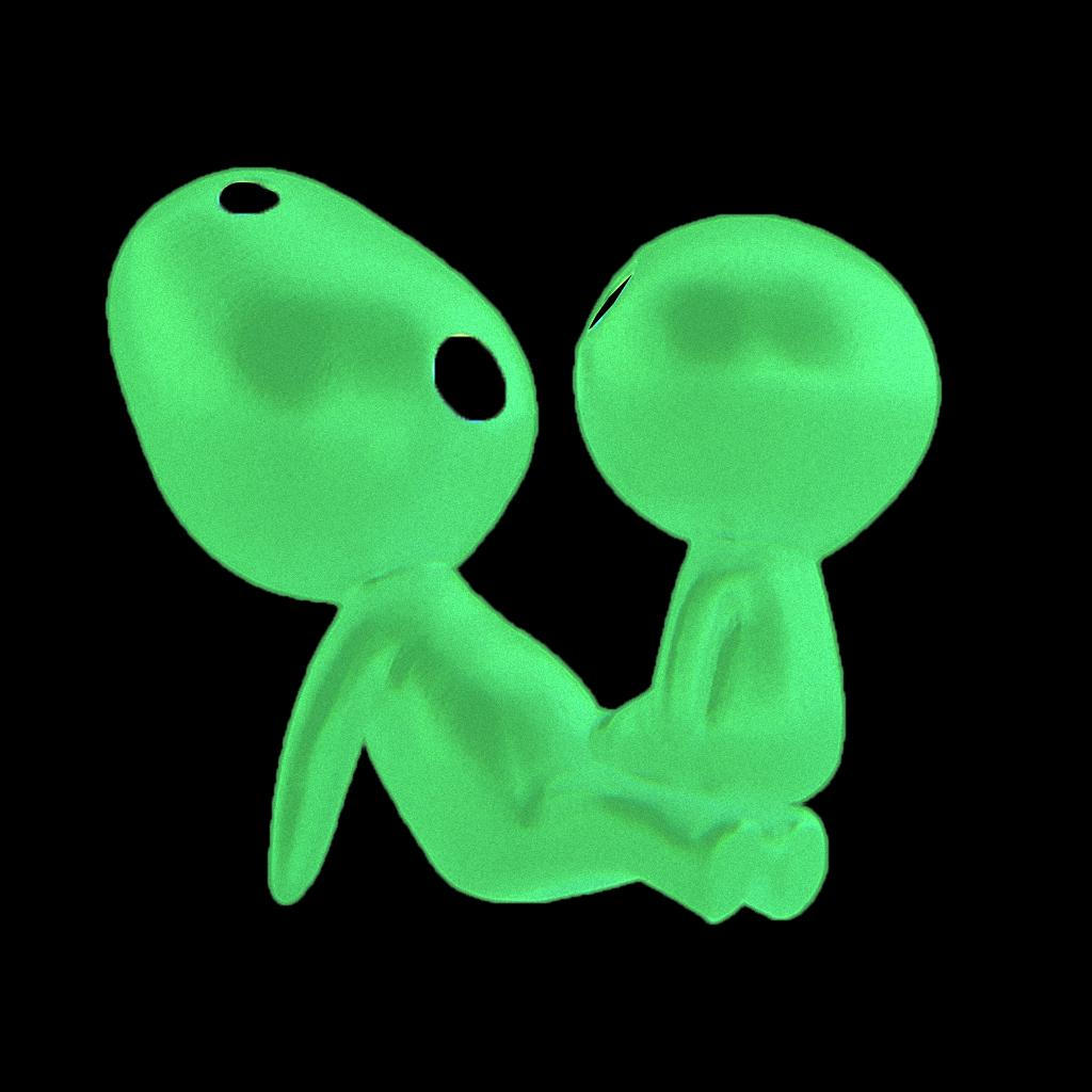 Resin Luminous Tree Elves Spirit Kodama Potted Decoration