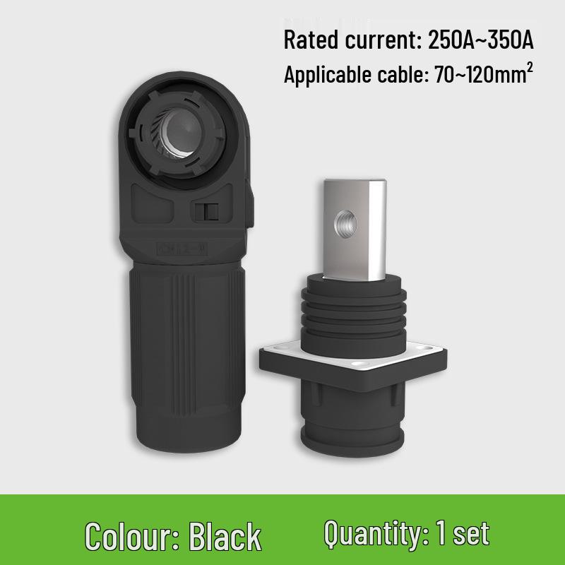 350A High Voltage Waterproof Male & Female Plug Connector for Industrial & Commercial Energy Storage