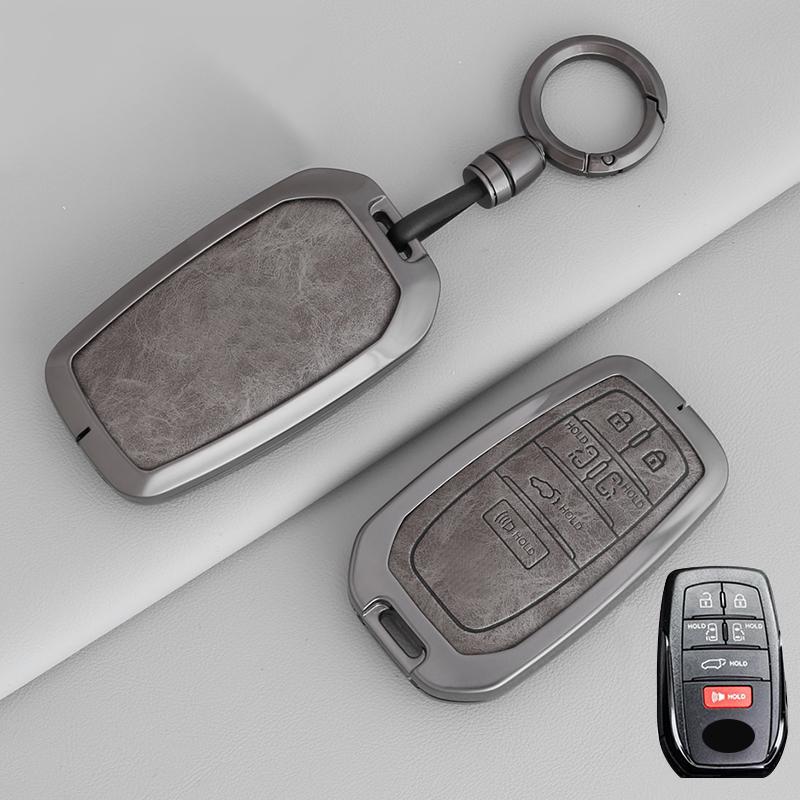 6 Button For Toyota Sienna Rav4 Venza Mirai Hybrid Vehicles Alphard Previa Voxy Smart Remote Key Case Zinc Alloy Car Key Cover