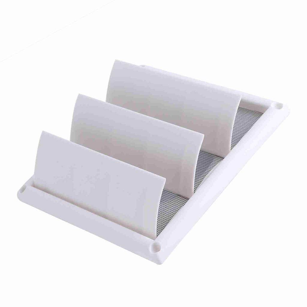 1 PC Plastic Air Vent Grille Cover 3 Flaps Wall Duct Ventilation Grill With Net New 20*20cm