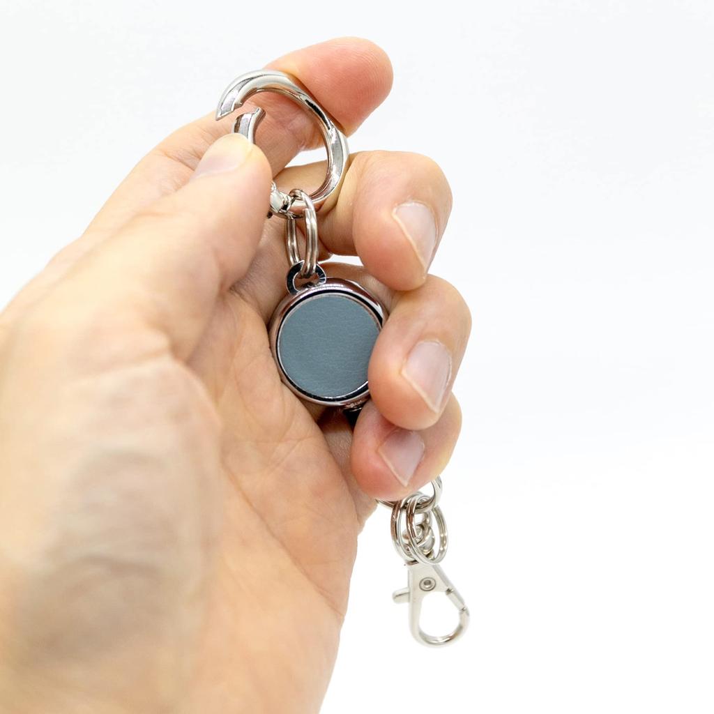 Luddite Carabiner Blue Gray LDKS-KR-27 Reel,