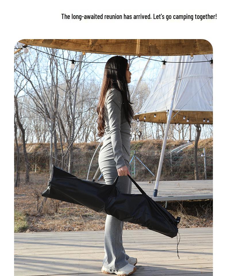 Tanli Outdoor Folding Moon Chair - Thickened Carbon Steel, Portable for Camping, Picnics, and Fishing