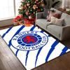 1 Stück Teppich für den Boden, geeignet für Büro, Rangers FC Teppich, Vielseitiger bedruckter Stuhlunterlage, Langlebiger Teppich für Zuhause und Sofa
